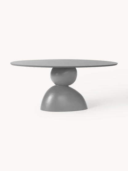 Sahbria Oval Dining Table with Organic Design, 180 x 90 cm