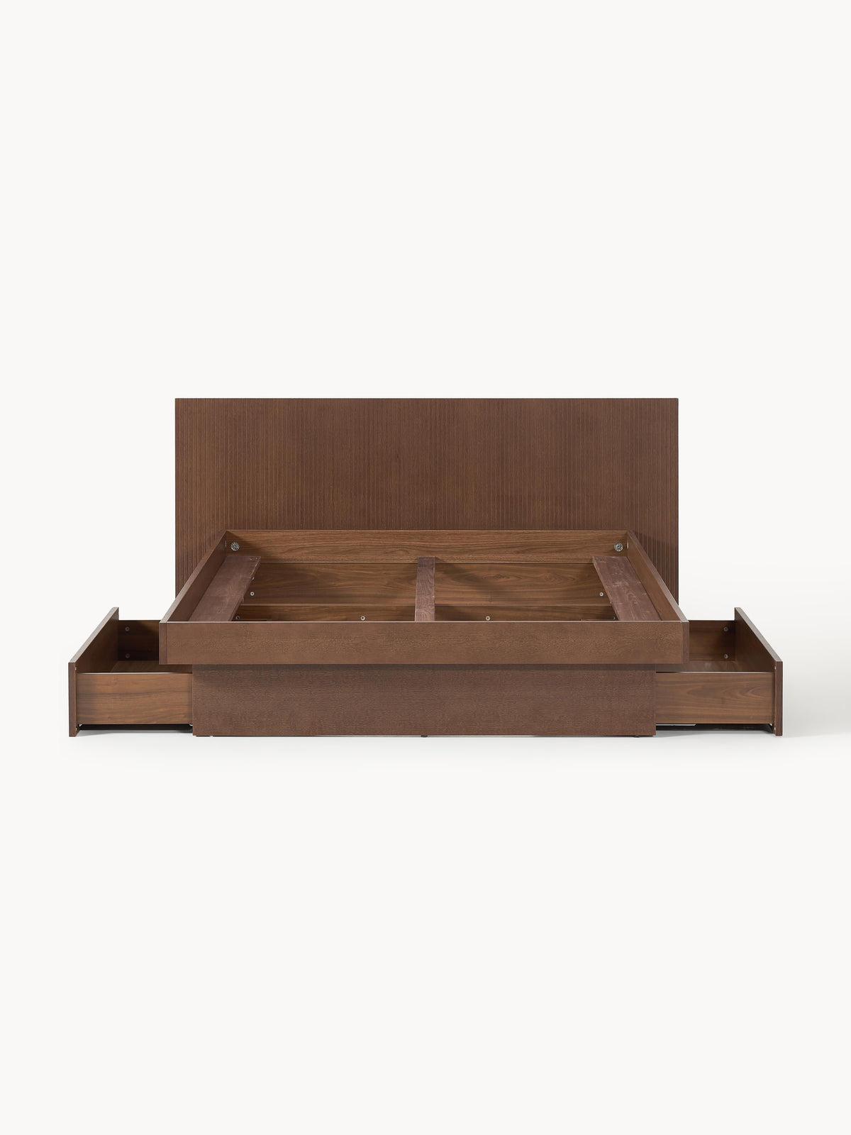 Satrella Wooden Bed with Headboard and Drawers