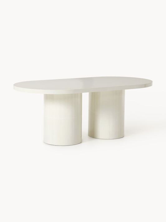 Saybella Oval Garden Dining Table, 200 x 100 cm