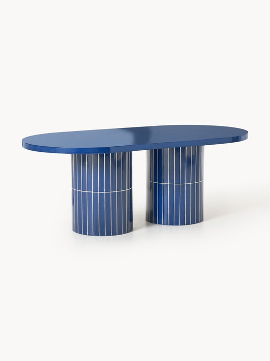 Saybella Oval Garden Dining Table, 200 x 100 cm