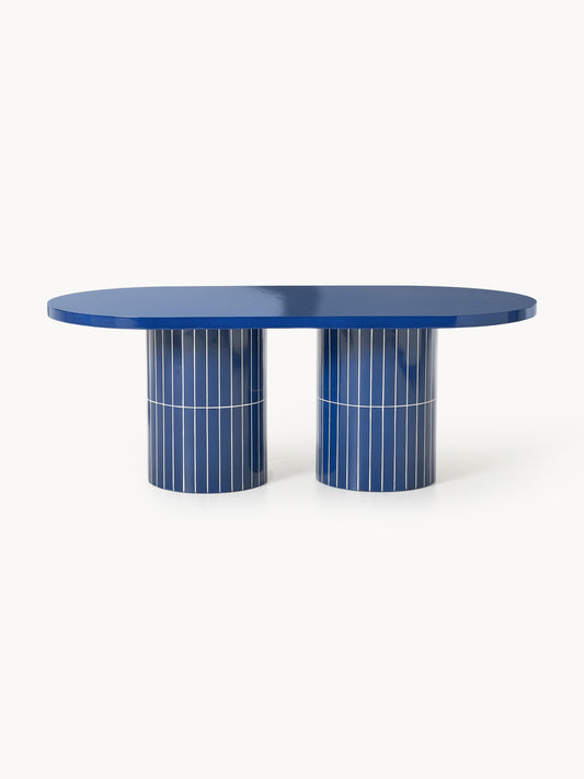 Saybella Oval Garden Dining Table, 200 x 100 cm
