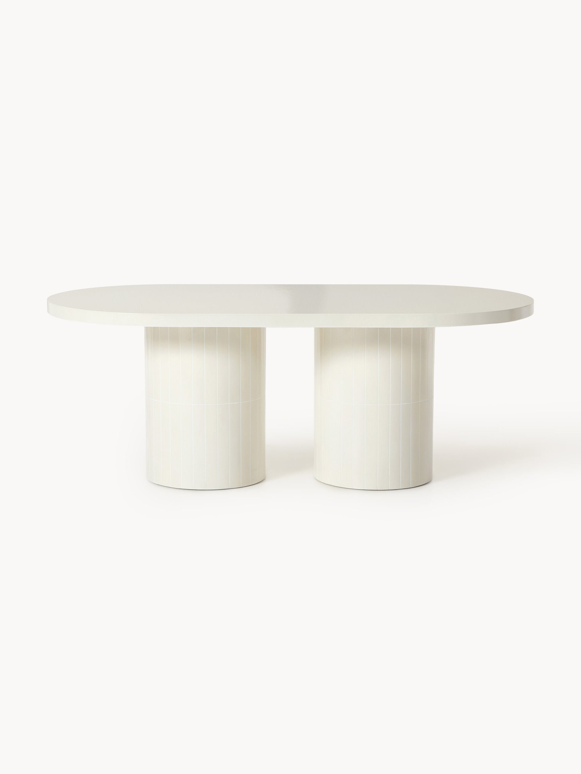 Saybella Oval Garden Dining Table, 200 x 100 cm