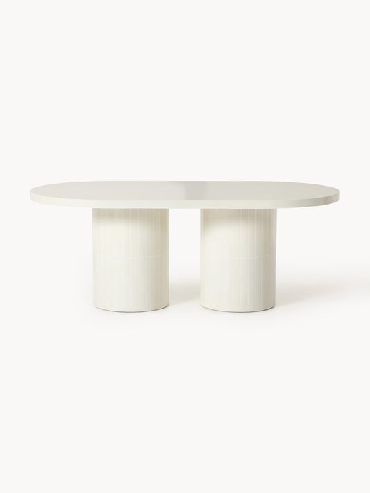 Saybella Oval Garden Dining Table, 200 x 100 cm