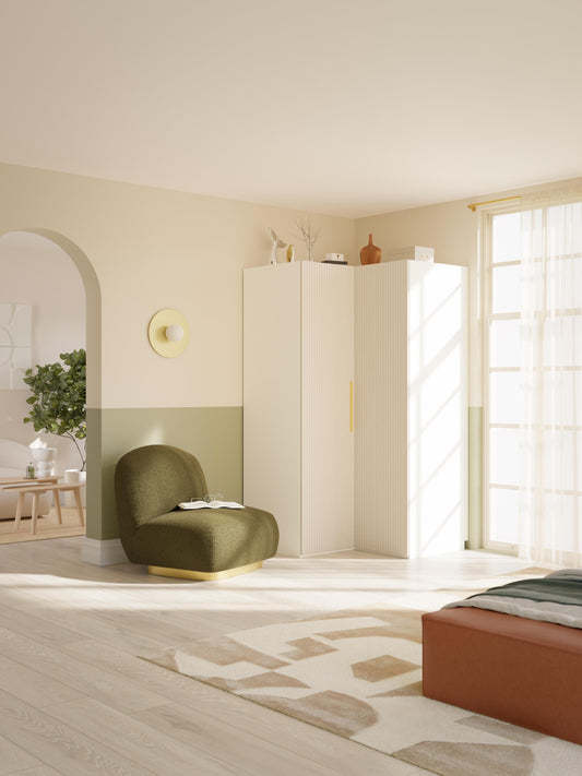 Simrenza Modular Corner Wardrobe, 115 cm Wide