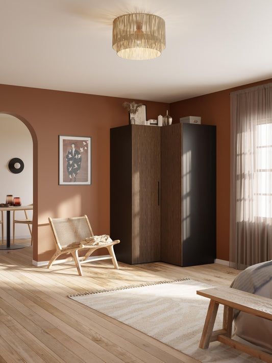 Simrenza Modular Corner Wardrobe, 115 cm Wide