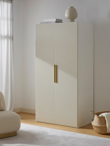 Simrenza Modular Hinged-Door Wardrobe, 100 cm Wide, in Various Sizes