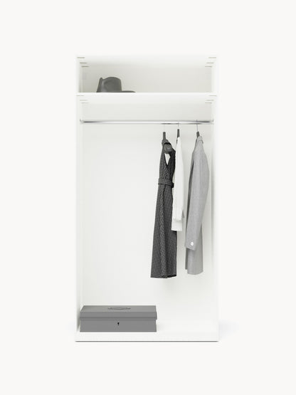 Simrenza Modular Hinged-Door Wardrobe, 100 cm Wide, in Various Sizes