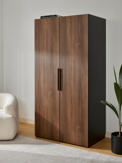 Simrenza Modular Hinged-Door Wardrobe, 100 cm Wide, in Various Sizes