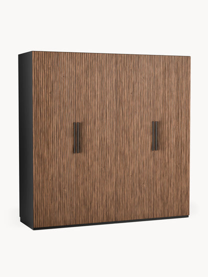 Simrenza Modular Hinged-Door Wardrobe, 200 cm Wide, in Various Sizes