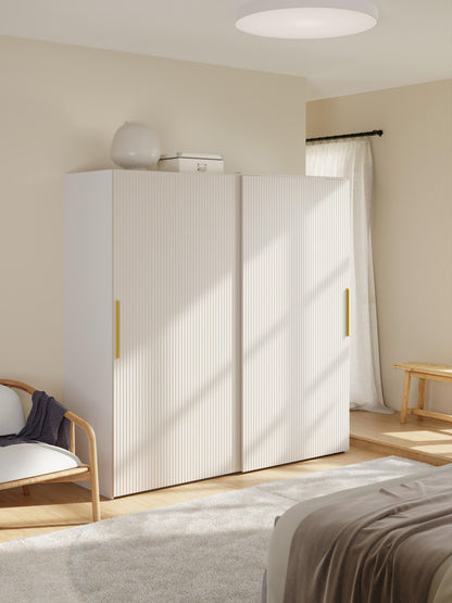 Simrenza Modular Sliding-Door Wardrobe, 200 cm Wide, in Various Sizes