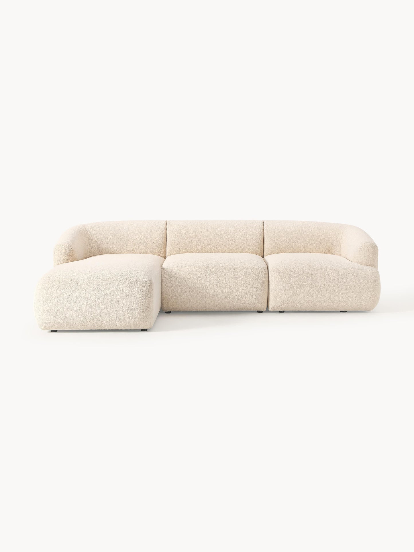 Sofvella 3-Seater Modular Corner Sofa in Bouclé