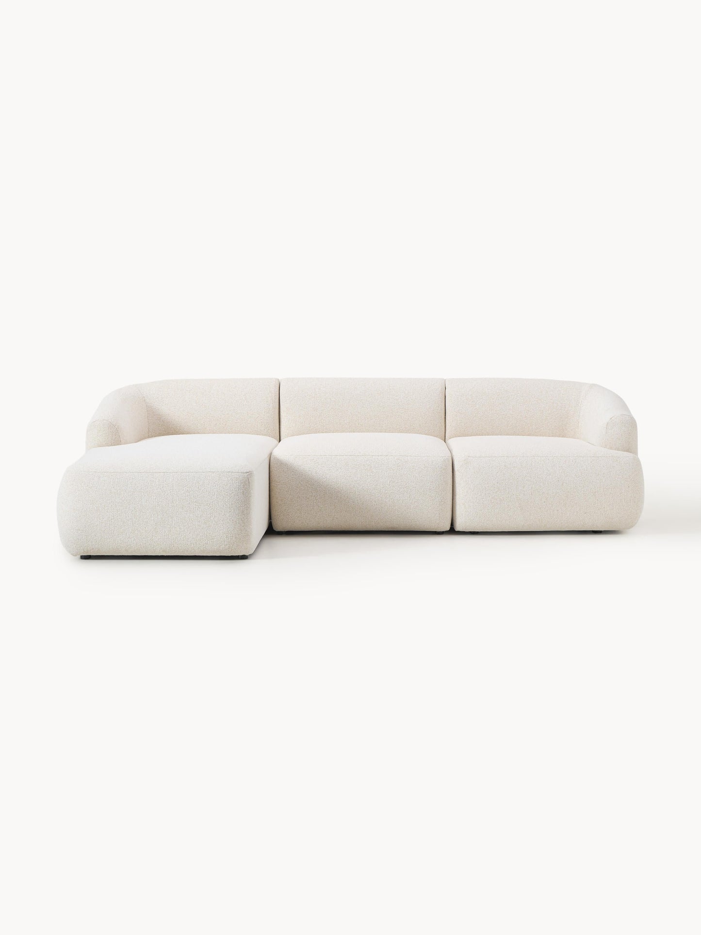 Sofvella 3-Seater Modular Corner Sofa in Bouclé