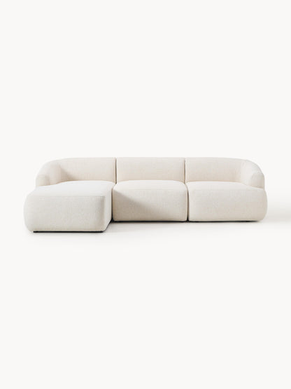 Sofvella 3-Seater Modular Corner Sofa in Bouclé
