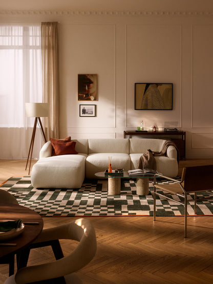Sofvella 3-Seater Modular Corner Sofa in Bouclé
