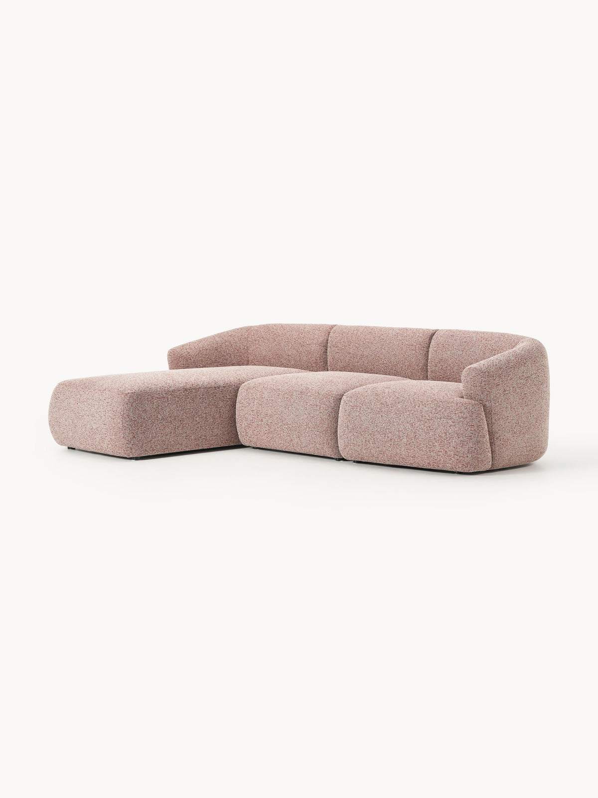 Sofvella 3-Seater Modular Corner Sofa in Bouclé