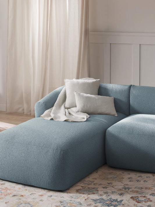 Sofvella Bouclé Chaise Corner Module