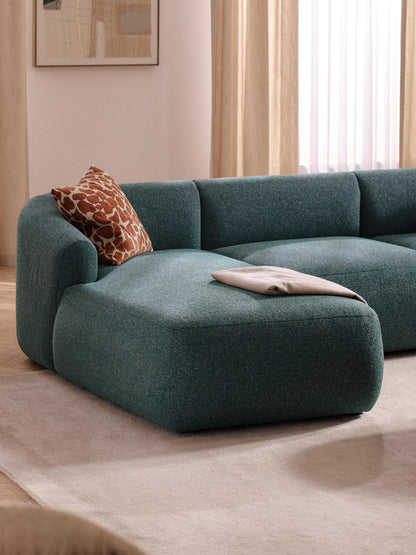 Sofvella Bouclé Chaise Corner Module