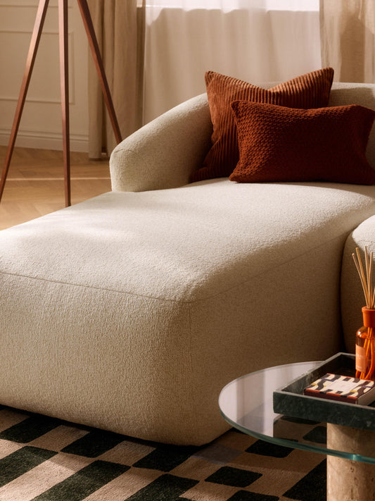 Sofvella Bouclé Chaise Corner Module