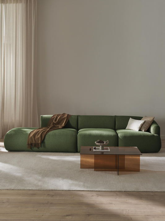 Sofvella Modular Bouclé Chaise (2-Seater)