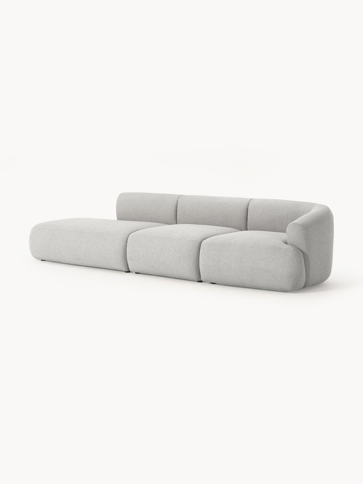 Sofvella Modular Bouclé Chaise (2-Seater)