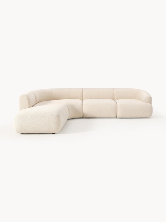 Sofvella Modular Corner Sofa in Bouclé (4-Seater)