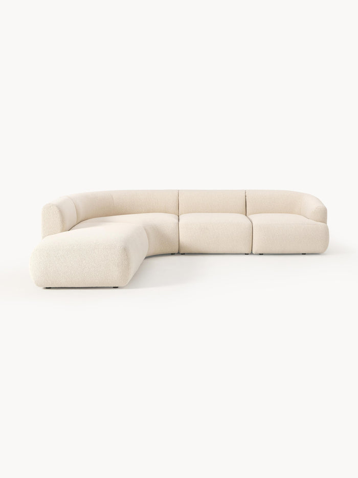 Sofvella Modular Corner Sofa in Bouclé (4-Seater)