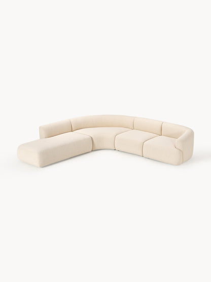 Sofvella Modular Corner Sofa in Bouclé (4-Seater)