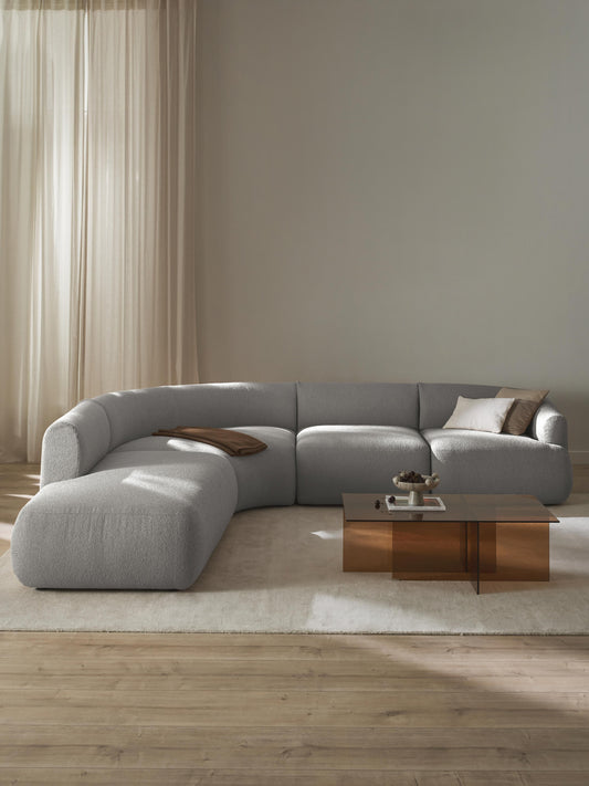 Sofvella Modular Corner Sofa in Bouclé (4-Seater)