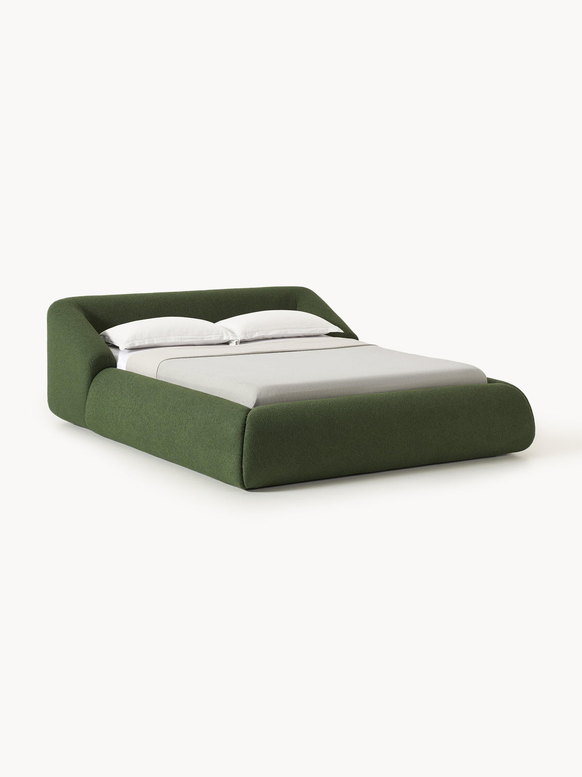 Sofvella Upholstered Bed in Bouclé