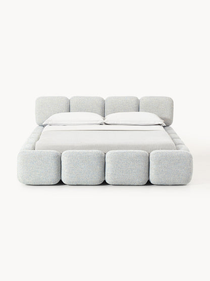 Taybria Bouclé Upholstered Bed