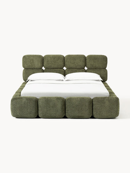 Taybria Teddy Bouclé Upholstered Bed