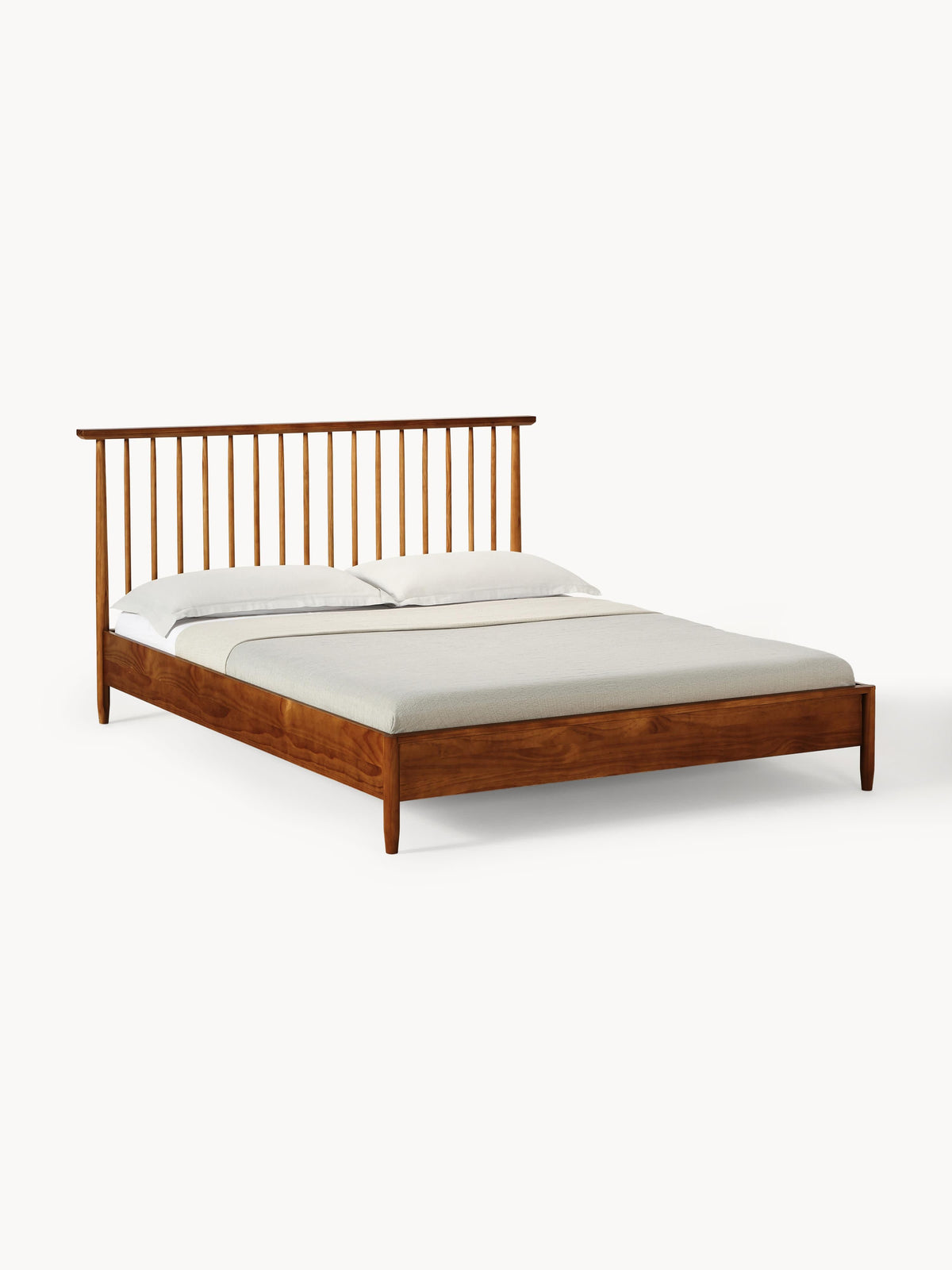 Winbella Wooden Bed with Pine Headboard