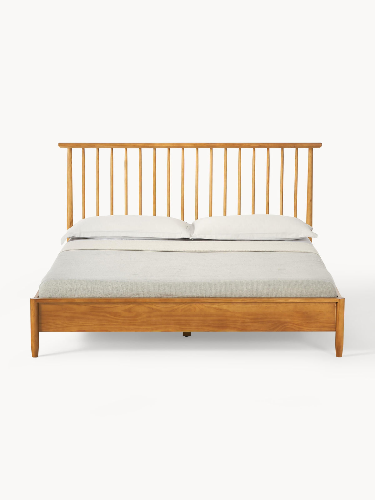 Winbella Wooden Bed with Pine Headboard