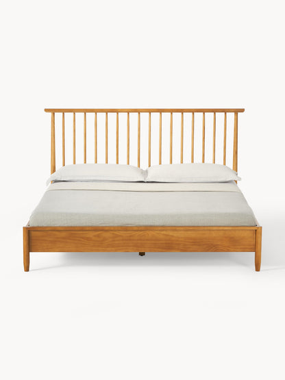 Winbella Wooden Bed with Pine Headboard