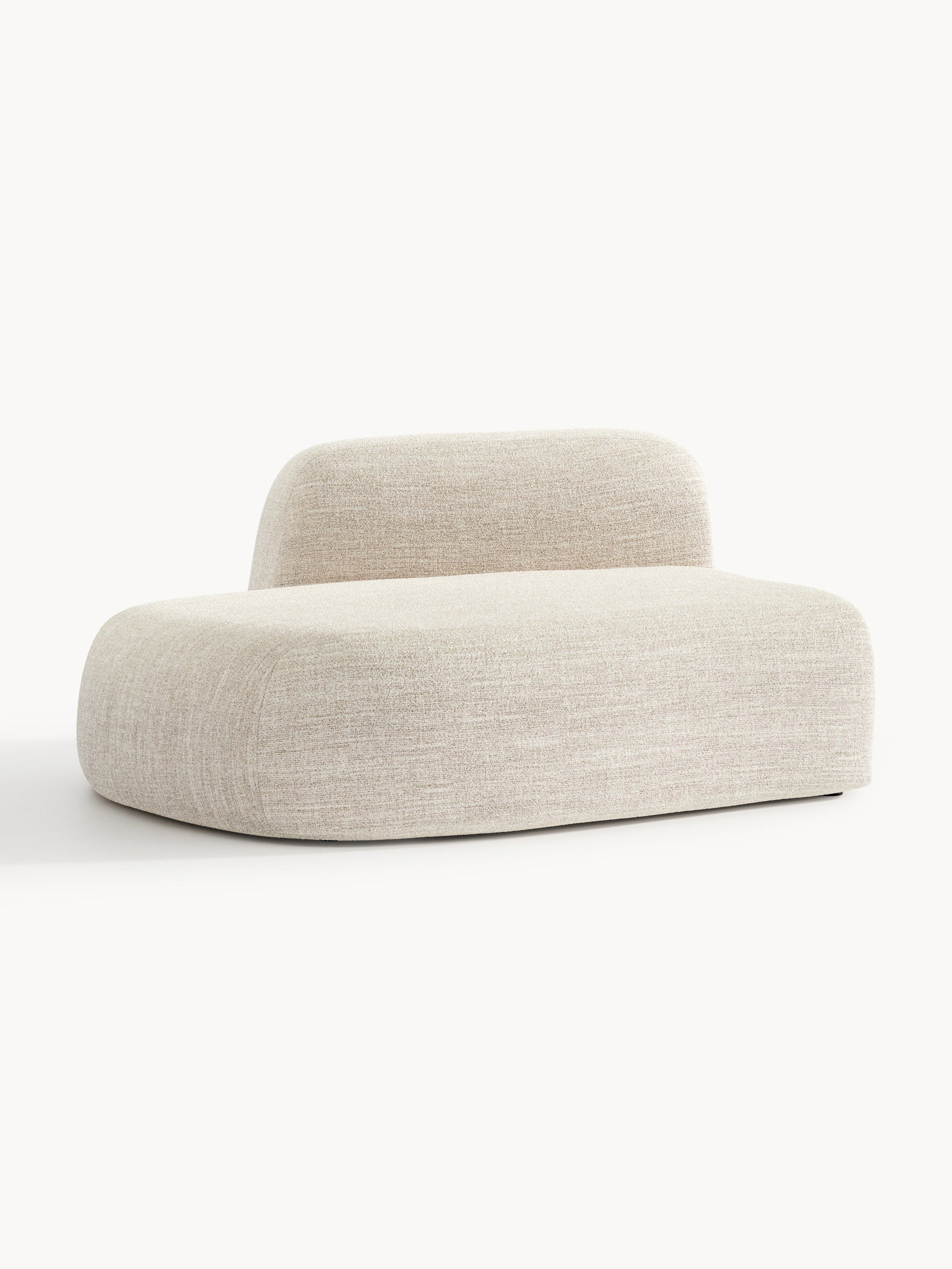 Wolstena Chaise Module in Bouclé