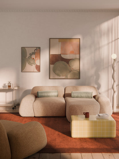 Wolstena Modular Bouclé Corner Sofa (3-Seater)