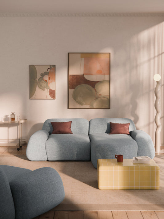 Wolstena Modular Bouclé Corner Sofa (3-Seater)