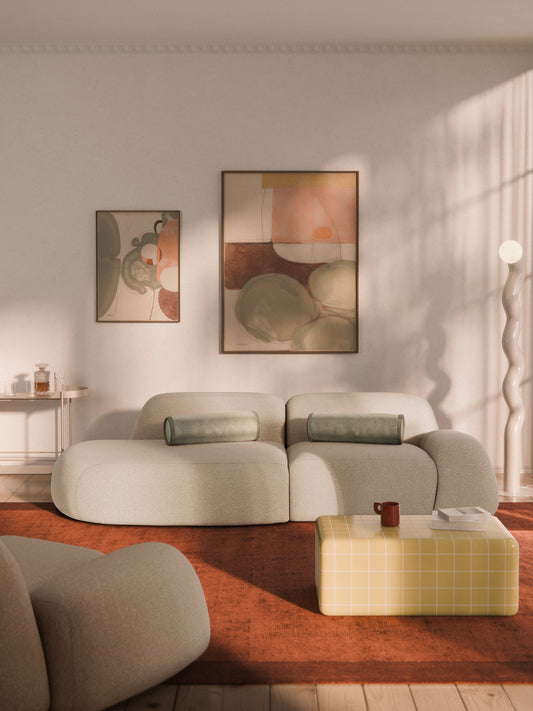 Wolstena Modular Chaise in Bouclé (3-Seater)