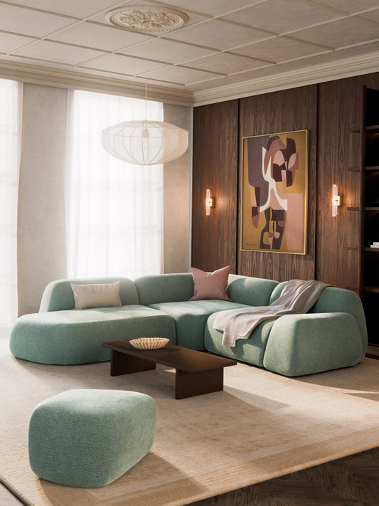 Wolstena Modular Corner Sofa (4-Seater) with Chaise Longue