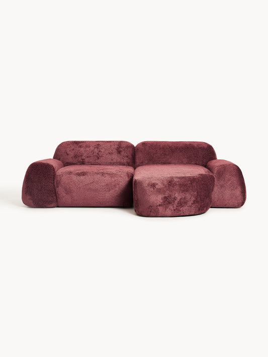 Wolstena Modular Corner Sofa in Teddy Bouclé (3-Seater)