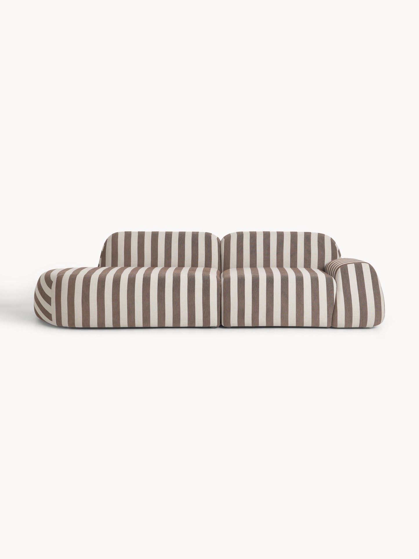 Wolstena Modular Striped Sofa (3-Seater)