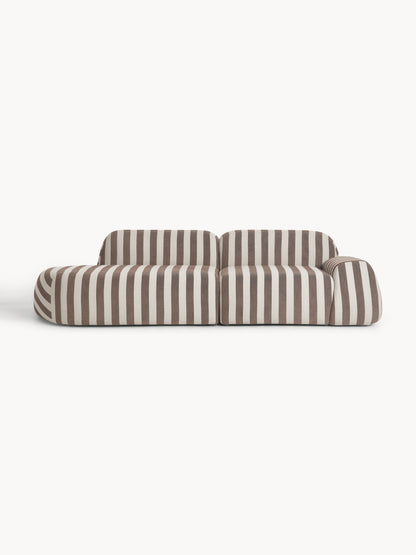 Wolstena Modular Striped Sofa (3-Seater)