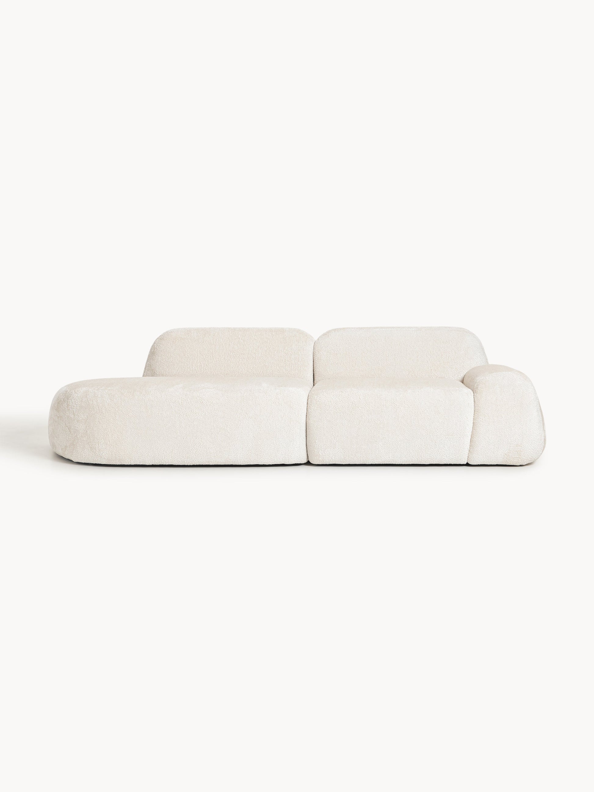 Wolstena Modular Teddy Bouclé Chaise (3-Seater)