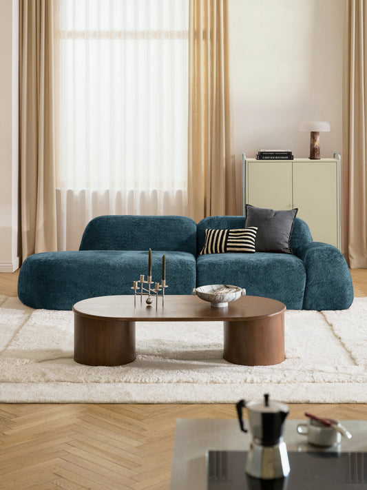 Wolstena Modular Teddy Bouclé Chaise (3-Seater)
