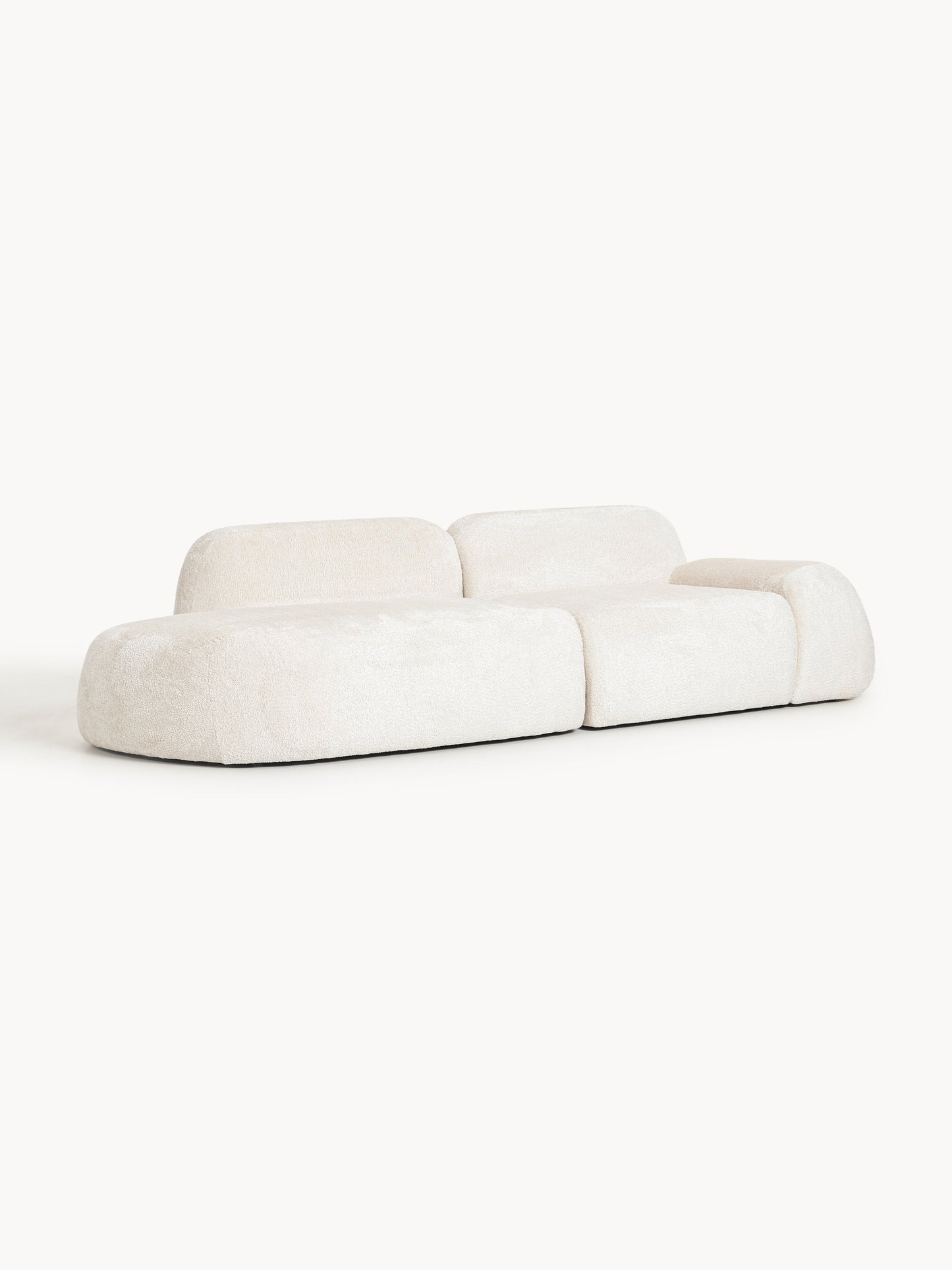 Wolstena Modular Teddy Bouclé Chaise (3-Seater)