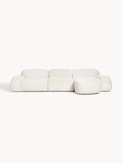 Wolstena Modular Teddy Bouclé Corner Sofa (4-Seater)