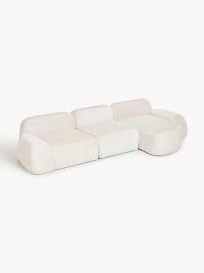 Wolstena Modular Teddy Bouclé Corner Sofa (4-Seater)
