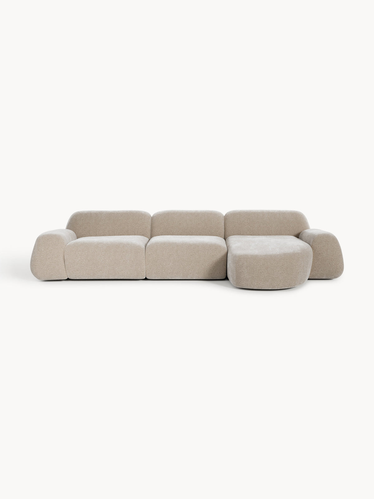 Wolstena Modular Teddy Corner Sofa (4-Seater)