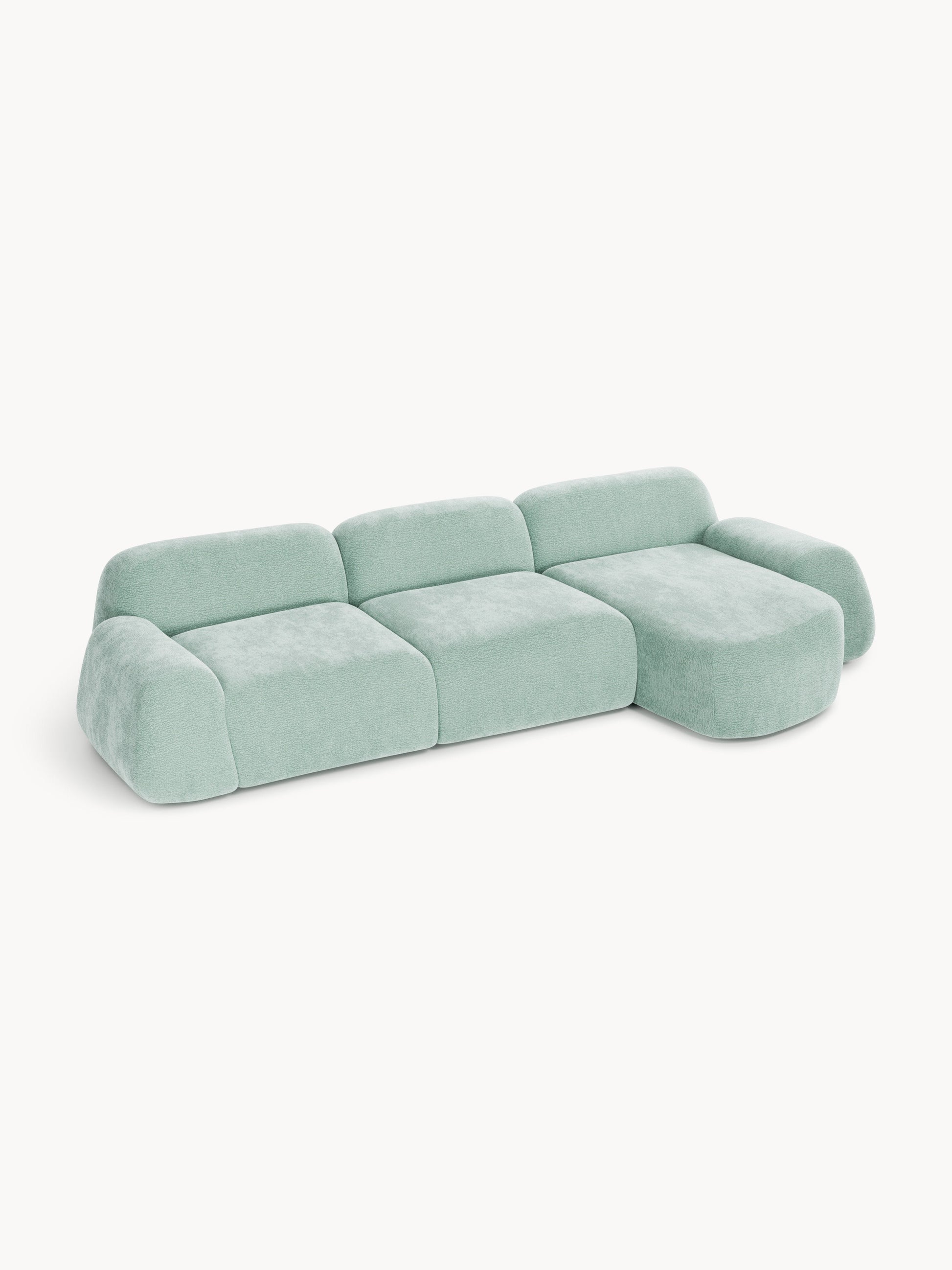 Wolstena Modular Teddy Corner Sofa (4-Seater)