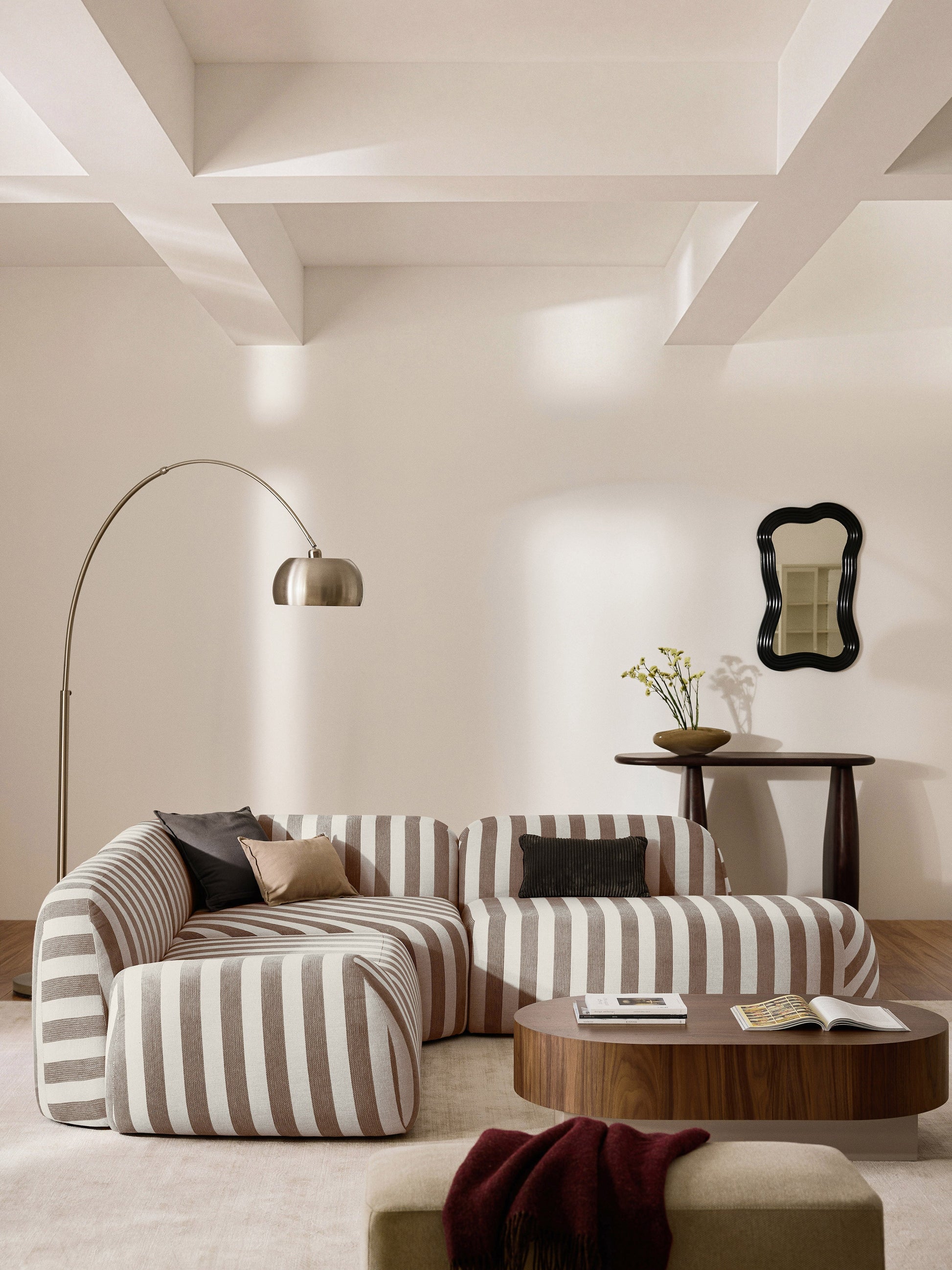 Wolstena Striped Chaise Module